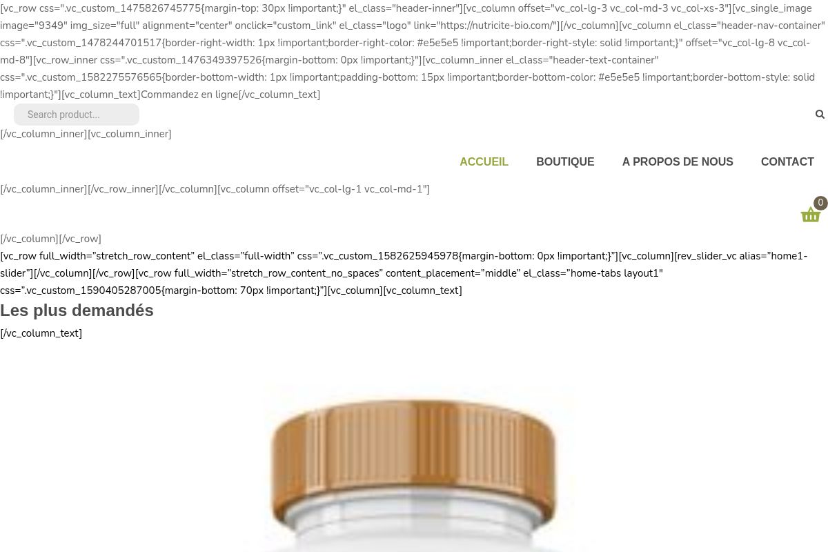Nutricité-Bio